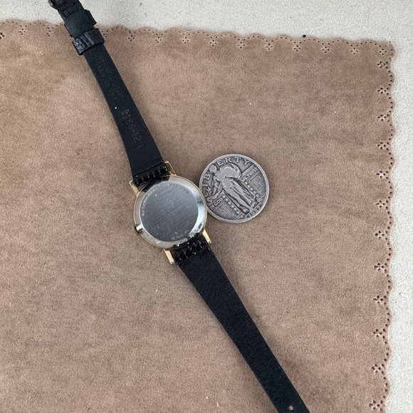 Vintage Zenith Movado Swiss Watch 1950's Stainless Steel Case has Gold Plating - Picture 9 of 11